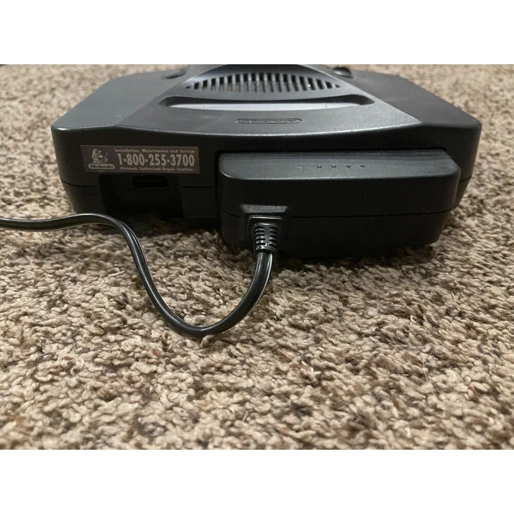 Nintendo 64 N64 Console System w/ 1 Controller & Cables, Tested